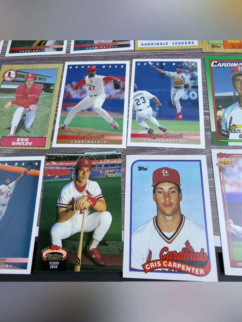 St Louis Cardinals Card Lot of 24 McGwire Ozzie Smith + 90s Mix